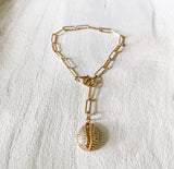 Cowrie Shell Chain Bracelet